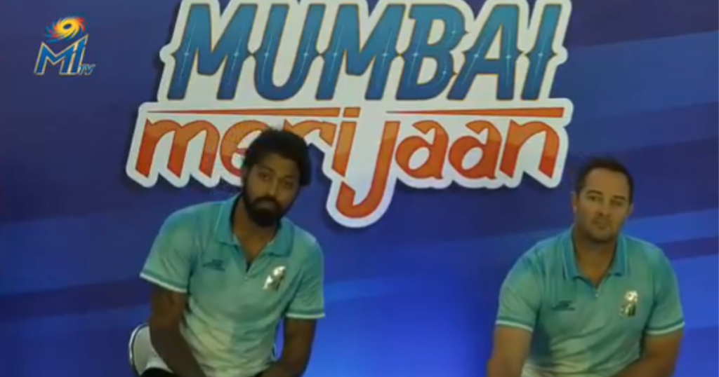 Hardik Pandya and Mark Boucher